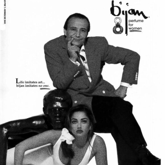 BIJAN PROMOTIONAL EGGS ART Sculptures Bijan Pakzad's Historical AD VINTAGE 1980 - Picture 1 of 6